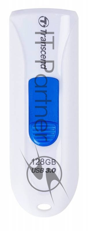 Флеш Диск 128GB Transcend JetFlash 790, USB 3.0, Белый