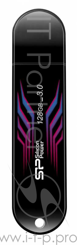 Флеш Диск 128GB SILICON POWER Blaze B10 черный, SP128GBUF3B10V1B, USB 3.0
