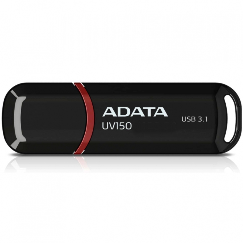 Флеш Диск 128GB ADATA DashDrive UV150 AUV150-128G-RBK USB 3.0, Black, Retail