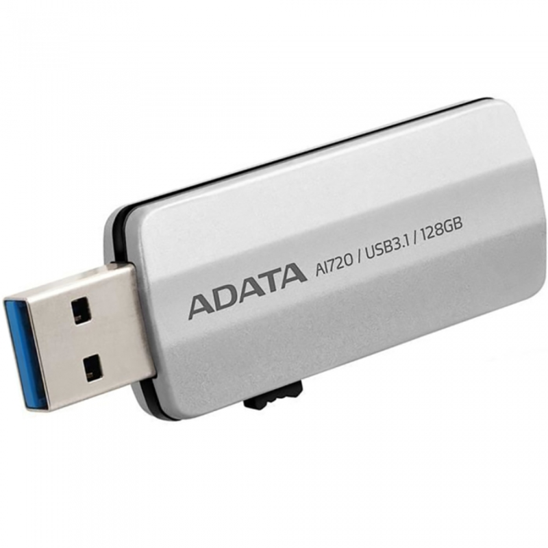 Флеш Диск 128GB A-DATA i-Memory AI720, USB 3.1/Lightning, Space Gray