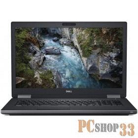 Ноутбук Precision 7730 Core i7-8850H (2,6GHz)Ultrasharp 17,3 FullHD IPS Antiglare 16GB (2x8GB) DDR4 256GB SSD Nv Quadro P3200 (6GB DDR5)6 cell (97WHr