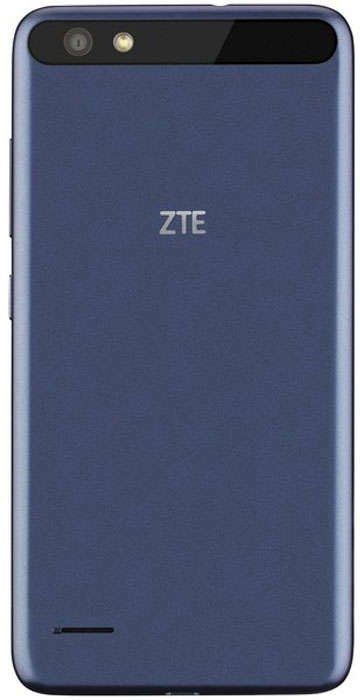 Смартфон ZTE A6 MAX Blade 16Gb 2Gb синий моноблок 3G 4G 2Sim 5.5 720x1280 Android 7.1 8Mpix 802.11b