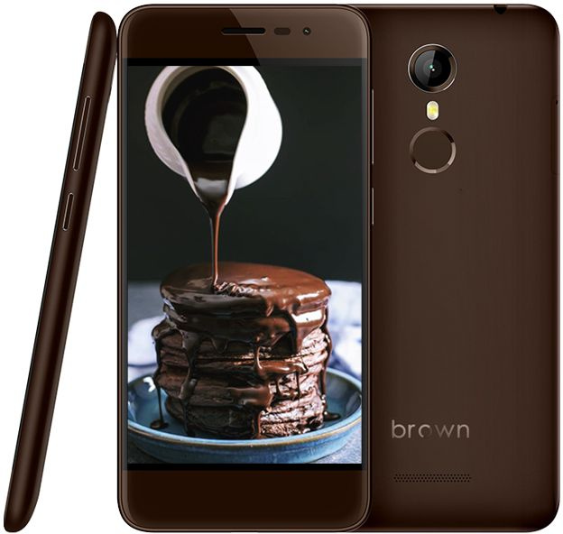 Смартфон ARK Brown 1 16Gb 2Gb коричневый моноблок 3G 4G 2Sim 4.7 720x1280 Android 7.0 13Mpix 802.11