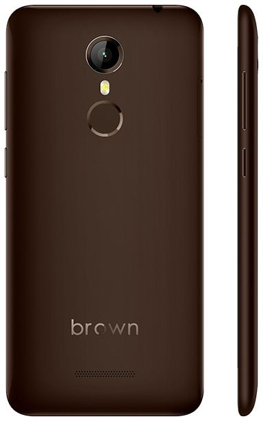 Смартфон ARK Brown 1 16Gb 2Gb коричневый моноблок 3G 4G 2Sim 4.7 720x1280 Android 7.0 13Mpix 802.11