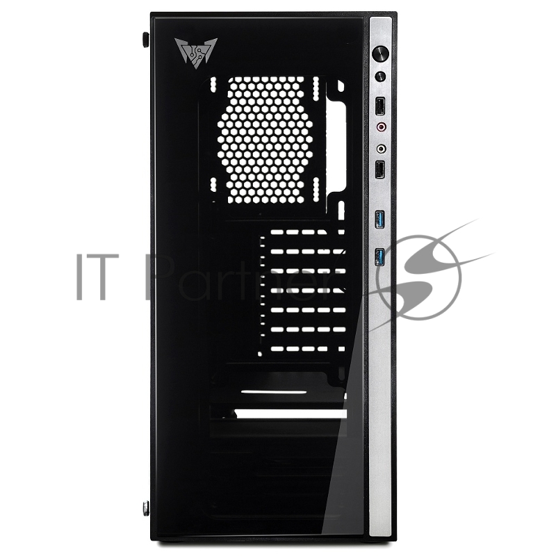 Корпус CROWN Корпус Micro CMC-GS10Z (CM-PS600W PLUS) (Gaming, Midi Tower,Размеры (Ш*Г*В) 205*455*410мм сталь 0,5мм SPCC, закалённое стекло 4мм(левая+фронтальная) Отсеки 3,5