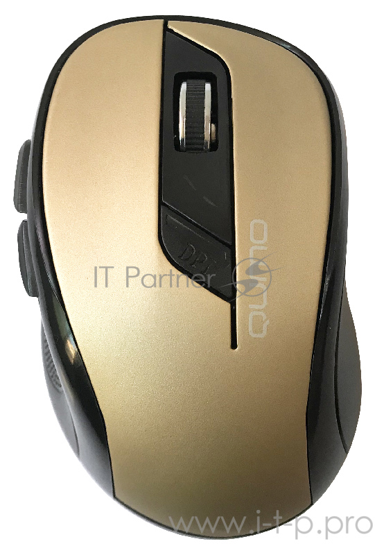 Клавиатуры, мыши Мышь Qumo Office Line Bronze M64 24361 {6 кноп., беспр. 2.4G, 800/1200/1600 dpi}
