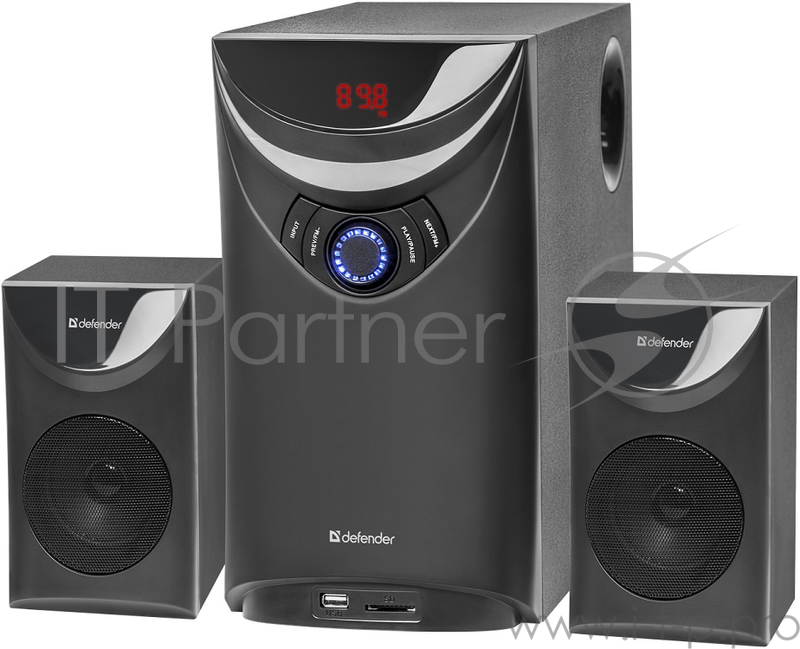 Колонки Defender Акустическая 2.1 система Thunder 60Вт, Bluetooth, FM/MP3/SD/USB