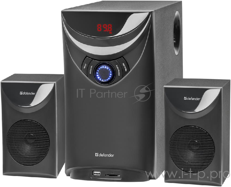 Колонки Defender Акустическая 2.1 система Thunder 60Вт, Bluetooth, FM/MP3/SD/USB