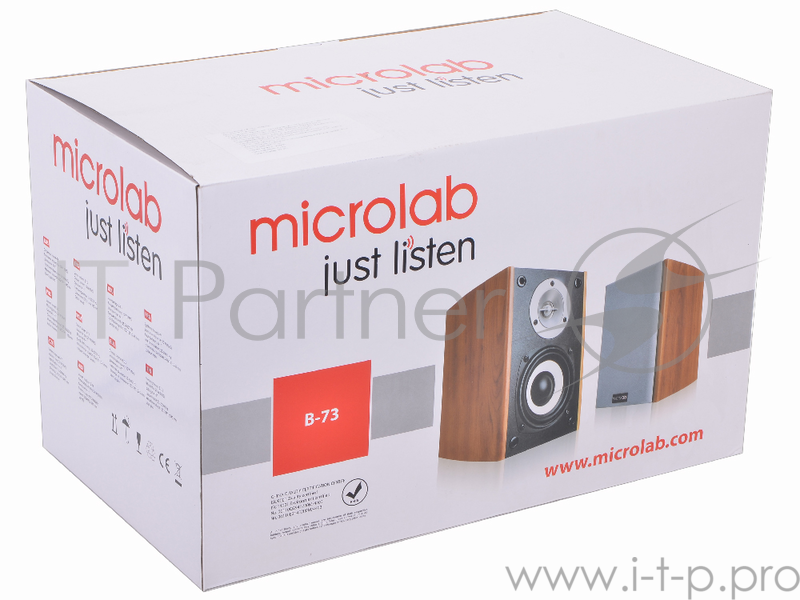 Колонки MICROLAB B-73 дерево (22W RMS)