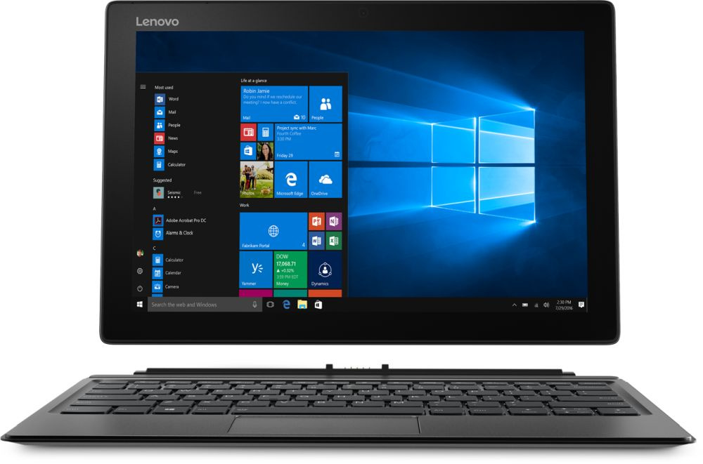 Планшет Lenovo MiiX 520-12IKB Core i7 8550U (1.8) 4C/RAM16Gb/ROM256Gb 12.2 IPS 1920x1200/3G/4G/Wind
