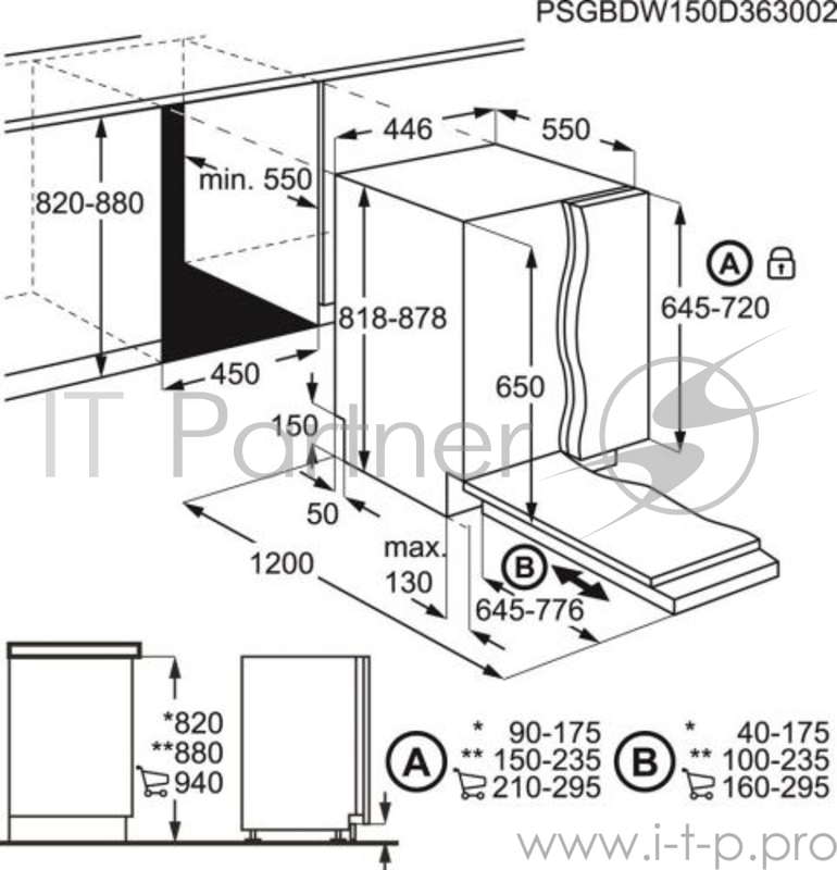 Посудомоечная машина встраиваемая Electrolux ESL94510LO узкая