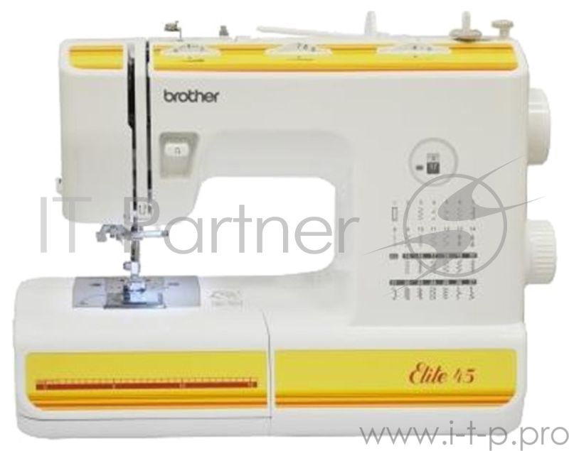Швейная машина Brother Elite 45 белый/желтый