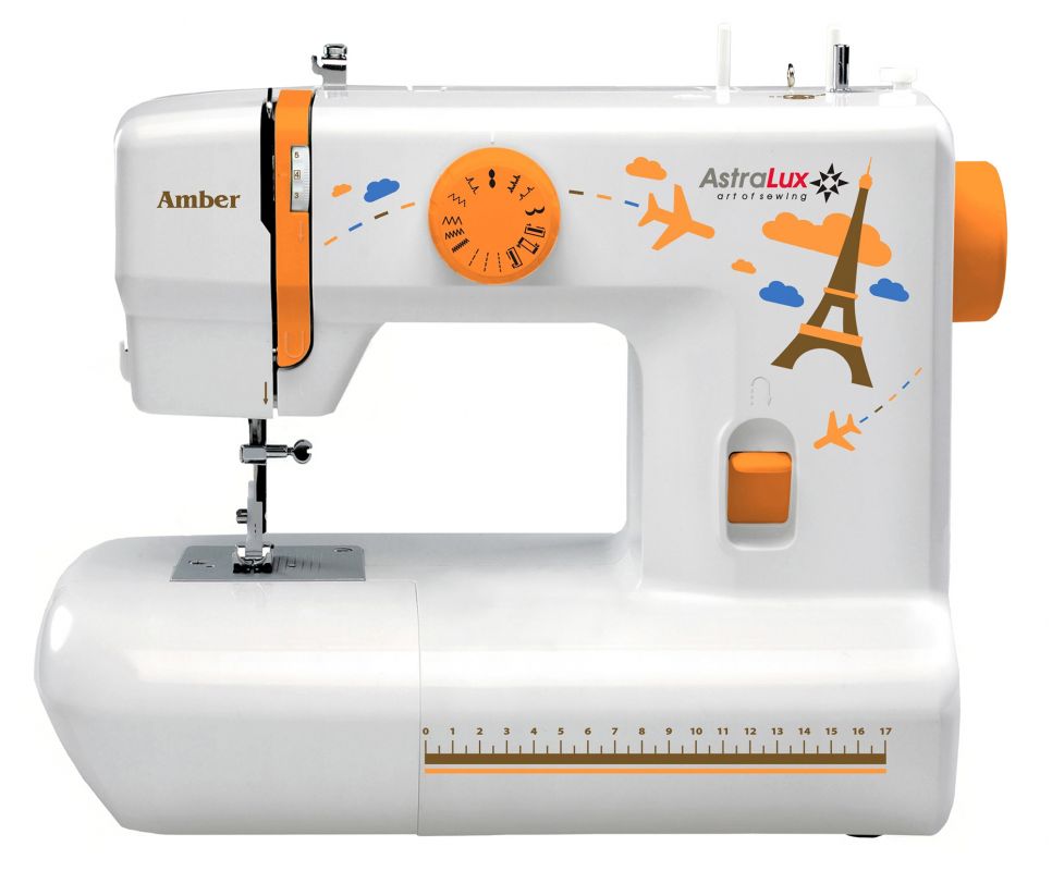 Швейная машина Astralux Amber белый/рисунок