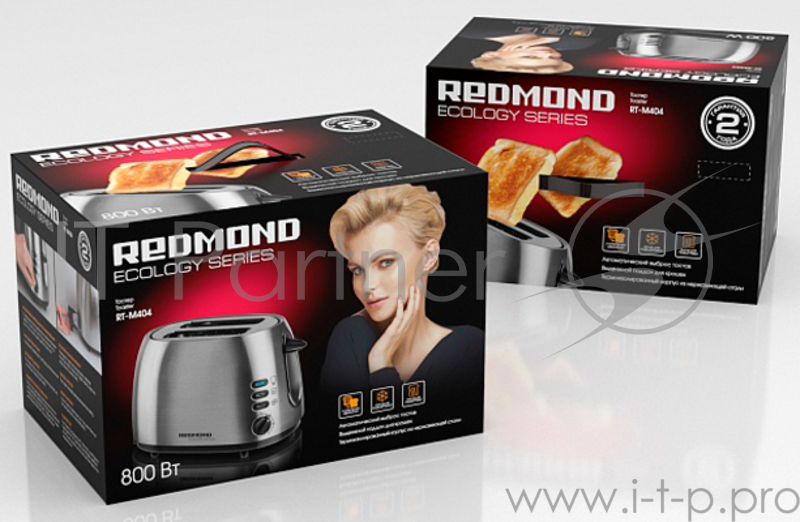 Тостер Redmond RT-M404 800Вт серебристый