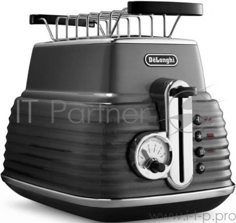 Тостер Delonghi CTZ 2103.GY 900Вт серый