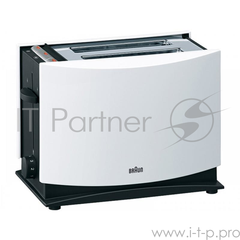Тостер Braun HT400 WH 1080Вт серебристый