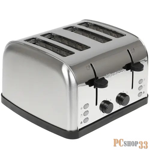 Тостер Kitfort КТ-2016 1500Вт серебристый