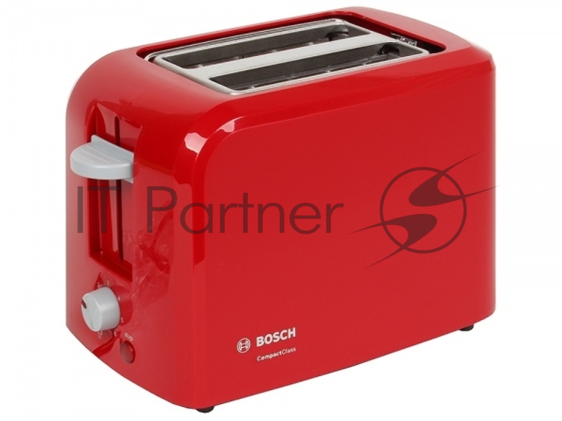 Тостер Bosch TAT3A014 980Вт красный