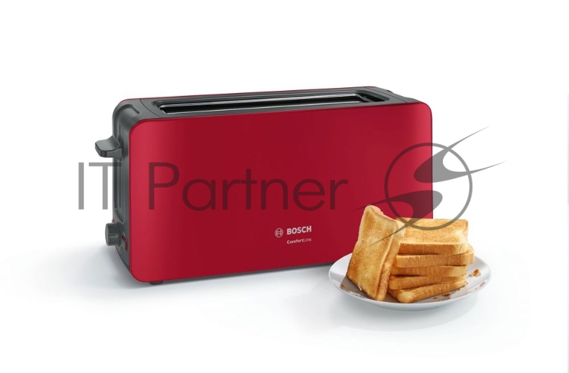 Тостер Bosch TAT6A004 1090Вт красный