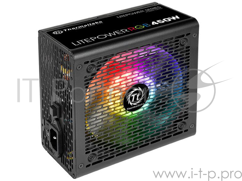 Блок питания Thermaltake Litepower RGB 450W (PS-LTP-0450NHSANE-1) v2.3, A.PFC, 80 Plus , Fan 12 cm,