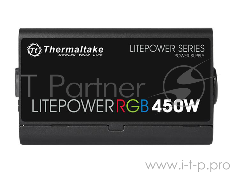 Блок питания Thermaltake Litepower RGB 450W (PS-LTP-0450NHSANE-1) v2.3, A.PFC, 80 Plus , Fan 12 cm,