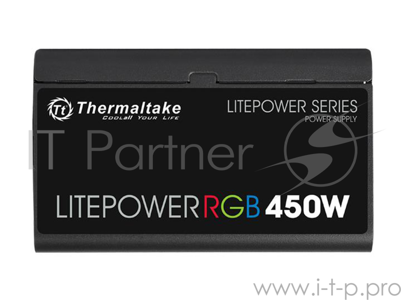 Блок питания Thermaltake Litepower RGB 450W (PS-LTP-0450NHSANE-1) v2.3, A.PFC, 80 Plus , Fan 12 cm,