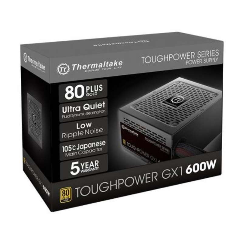 Блок питания Thermaltake Toughpower GX1 600W (PS-TPD-0600NNFAGE-1) v.2.4,A.PFS,80 Plus Gold,Fan 12 c