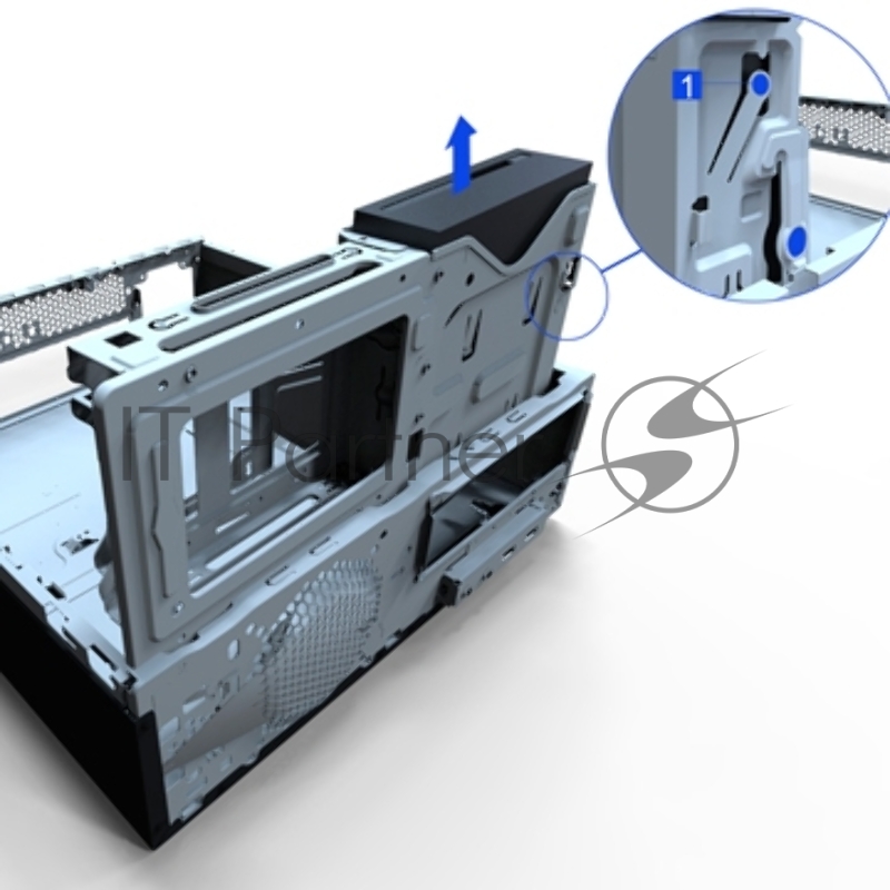Корпус Desktop InWin EL501BK PM-300ATX U3.0*2AXXX Slim Case 6116779