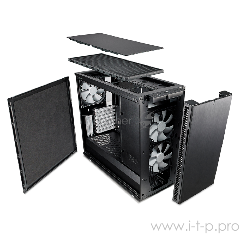 Корпус Fractal Design FD-CA-DEF-R6-BK Define R6 черный w/o PSU 3x140mm 6x3.5