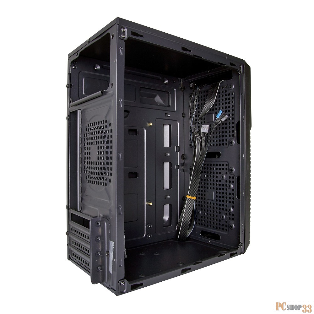 Корпуса Exegate EX277798RUS Корпус Minitower BAA-103 Black, mATX, AAA400, 80mm, 2*USB, Audio
