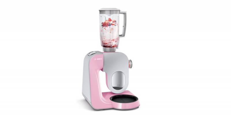 Кухонный комбайн Bosch MUM58K20 1000Вт розовый/серебристый