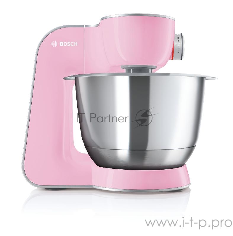 Кухонный комбайн Bosch MUM58K20 1000Вт розовый/серебристый