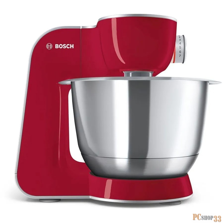 Кухонный комбайн Bosch MUM58720 1000Вт красный/серебристый