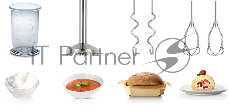 Миксер ручной Bosch MFQ4070 500 Вт. белый