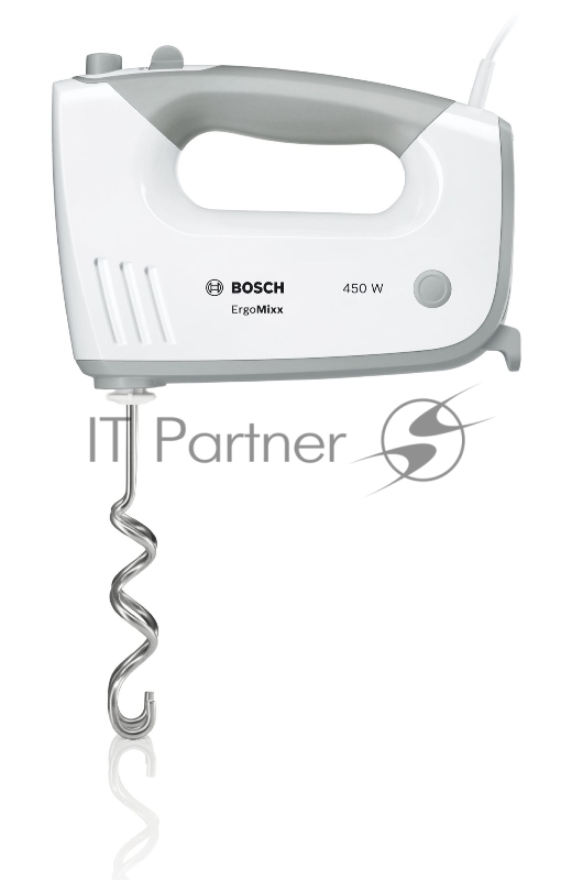 Миксер ручной Bosch MFQ36480 450Вт белый/серый