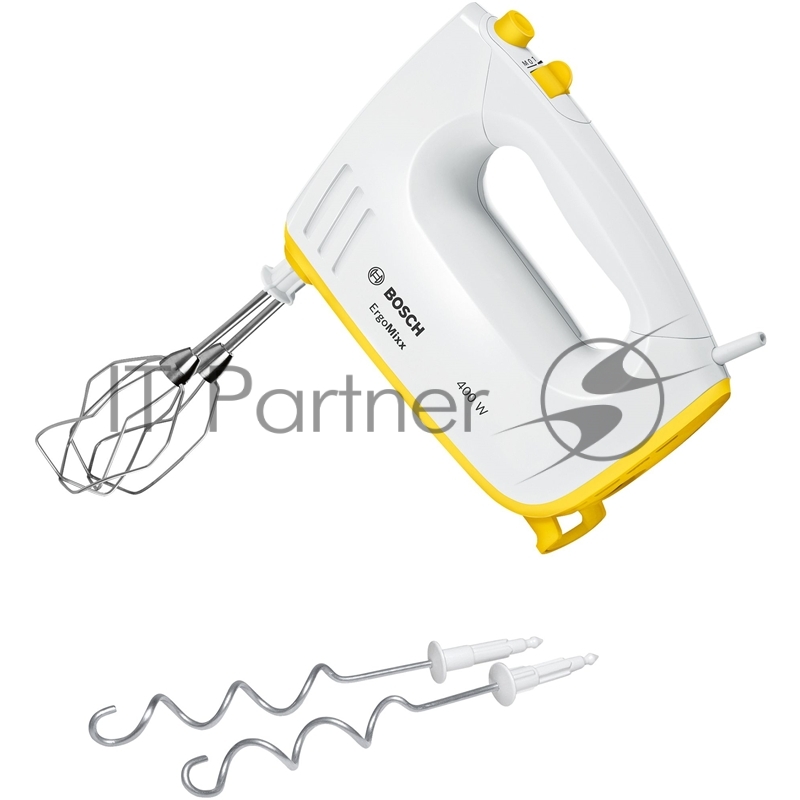 Миксер ручной Bosch MFQ36300Y 400Вт белый/желтый