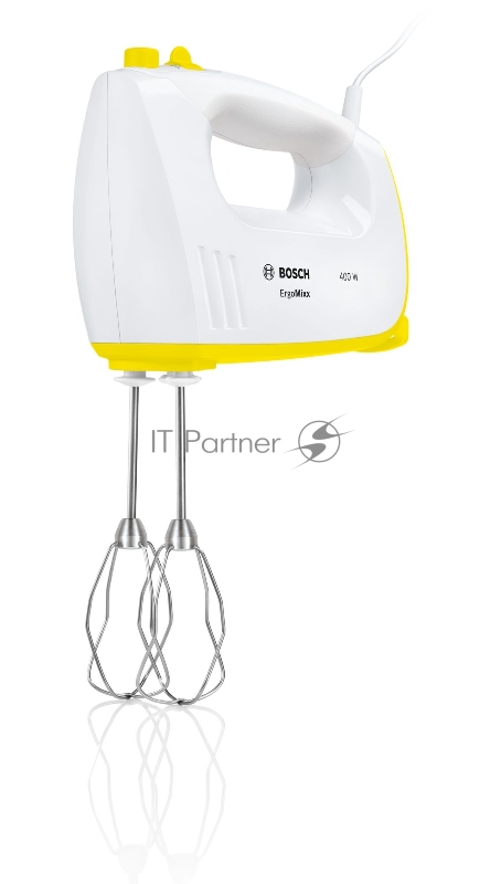 Миксер ручной Bosch MFQ36300Y 400Вт белый/желтый