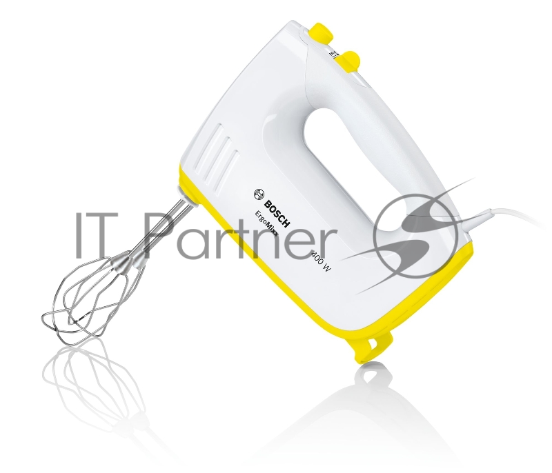 Миксер ручной Bosch MFQ36300Y 400Вт белый/желтый