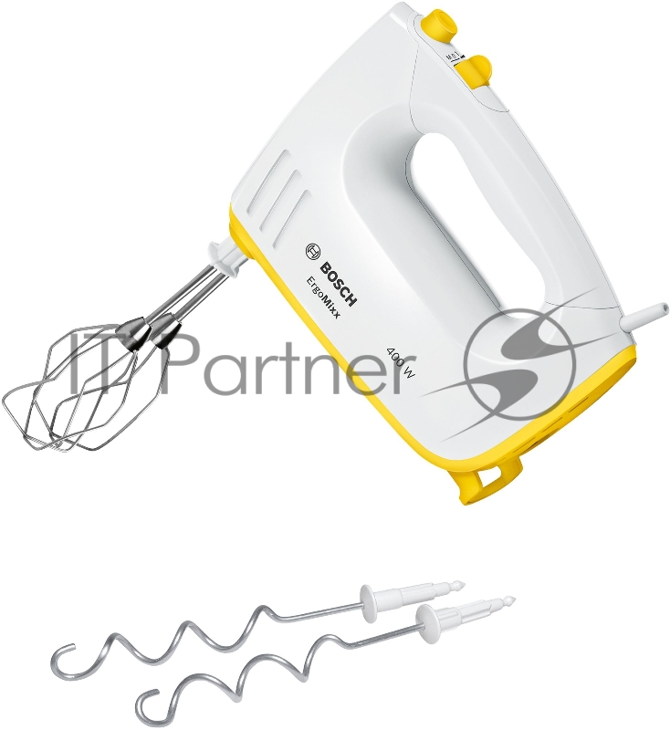 Миксер ручной Bosch MFQ36300Y 400Вт белый/желтый