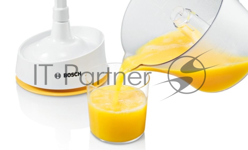 Соковыжималка цитрусовая Bosch MCP3000 белый/желтый