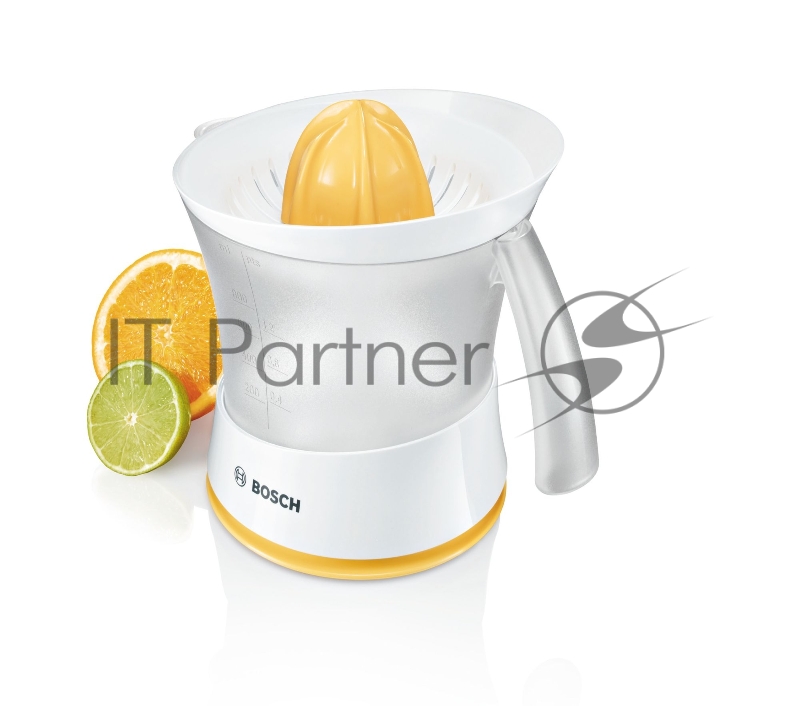 Соковыжималка цитрусовая Bosch MCP3000 белый/желтый