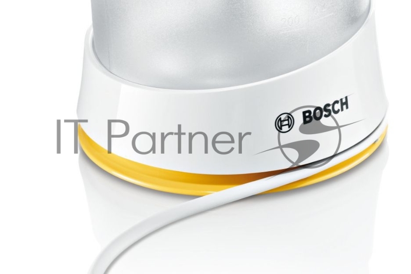 Соковыжималка цитрусовая Bosch MCP3000 белый/желтый