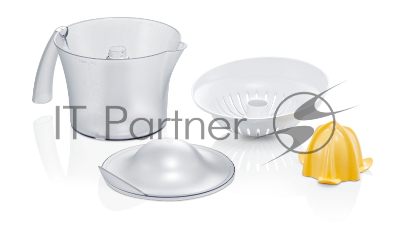 Соковыжималка цитрусовая Bosch MCP3000 белый/желтый