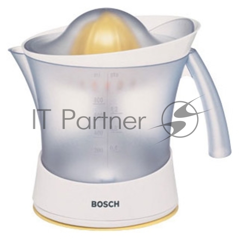 Соковыжималка цитрусовая Bosch MCP3000 белый/желтый