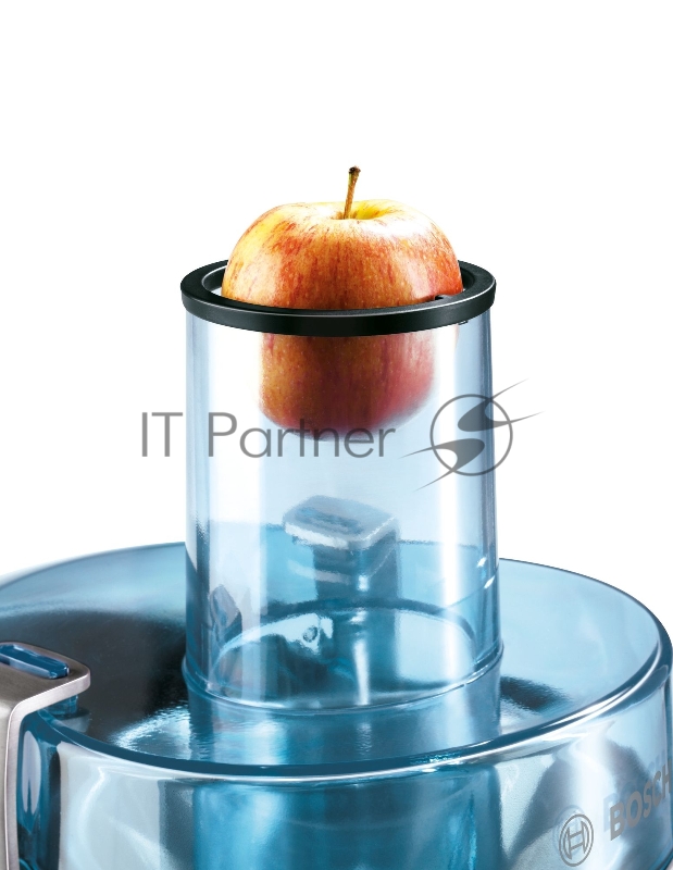 Соковыжималка центробежная Bosch MES3500 серебристый/синий