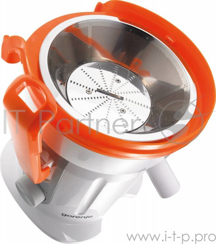 Соковыжималка центробежная Gorenje JC803O 800Вт рез.сок.:1000мл. белый/оранжевый