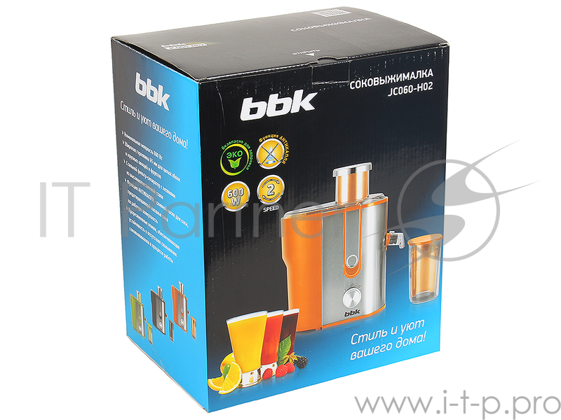 Соковыжималка BBK JC060-H02 черный/металлик