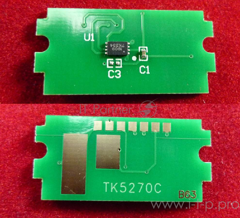 Чип для Kyocera Ecosys P6230cdn/M6230cidn/M6630cidn (TK-5270C) Cyan 6K ELP Imaging®