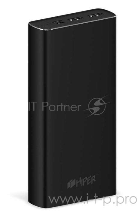 Мобильный аккумулятор Hiper MPX20000 Li-Pol 20000mAh 3A+2A серебристый 2xUSB