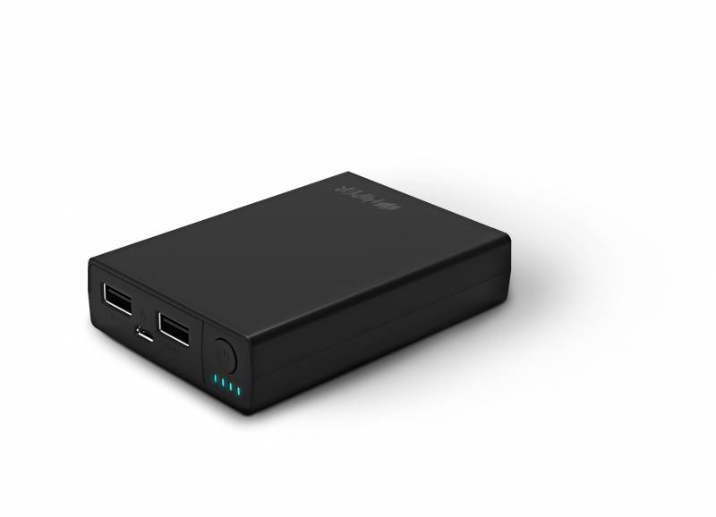 Мобильный аккумулятор Hiper RP10000 Li-Ion 10000mAh 2.1A+1A черный 2xUSB